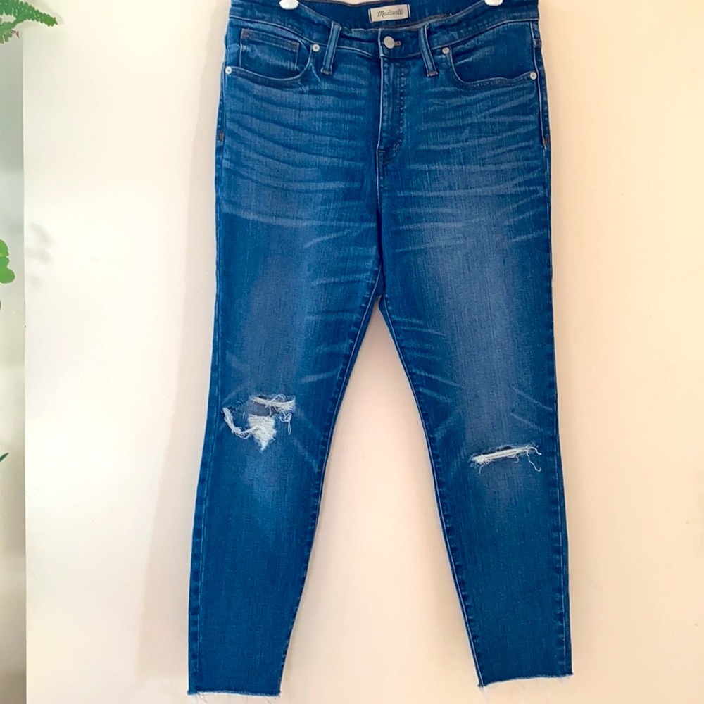Madewell 9” High Rise Skinny Skinny Crop jeans 👖
